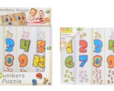 Woodworks Peg Puzzles Numbers Children Educating Puzzle 2361 (Parcel Rate)