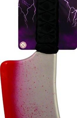 Blooded Cleaver Halloween Fancy Dress Accessory 35cm V57022 (Parcel Rate)