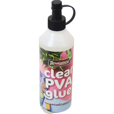 Clear PVA Washable Glue Bonds Hard Ideal For Arts And Crafts 250ml 3142 (Parcel Rate) Pack Of 2