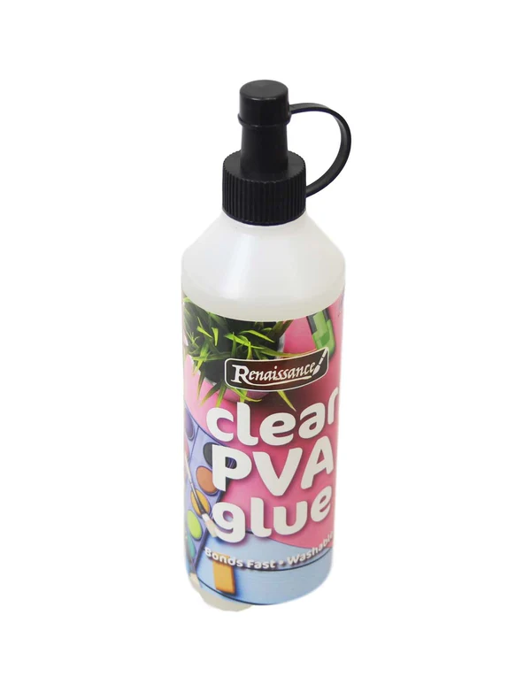Clear PVA Washable Glue Bonds Hard Ideal For Arts And Crafts 250ml 3142 (Parcel Rate) Pack Of 2