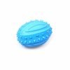 Pet Dog Toy Squeaky Rugby Shaped Ball 13 cm Assorted Colours 1821 (Parcel Rate) - Image 2