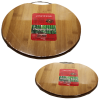 Round Wooden Chopping Board with Handle 34cm 3668 (Parcel Rate) - Image 3