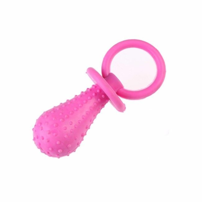 Pet Dog Toy Dummy Ring Shape Assorted Colours 0058 (Parcel Rate) - Image 2