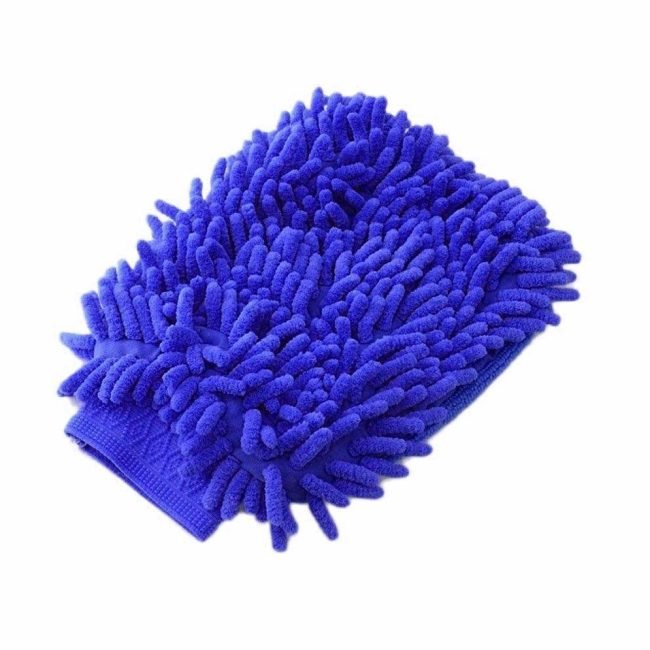 Car Valeting Polishing Cleaning Microfibre Washing Mitt Glove Cloth 22 cm Assorted Colours 2046 A (Parcel Rate) - Image 2