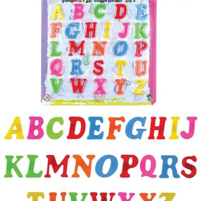 Magnetic Alphabet Letters Set 2.5cm 26 Pieces Assorted Colours L02543 A (Parcel Rate)