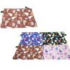 Fake Leather Pencil Case Shoe Print 24 x 17 cm Assorted Colours 5392 (Large Letter Rate)