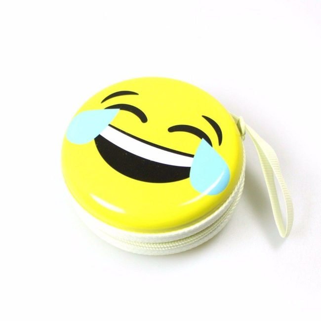 Emoji Face Earphone Coin Pouch 7.5 x 7 cm Assorted Designs 4496 A (Large Letter Rate) - Image 11