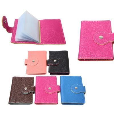 Credit Card Holder Book Design 10 x 8 cm Assorted Colours 5643 (Large Letter Rate)