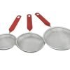 3 Pack Kitchen Sieve Stainless Steel Strainer Set  8cm 10cm 12cm  57773 A  (Parcel Rate) - Image 2