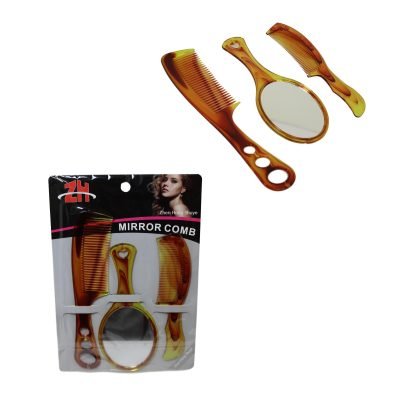 Hairdresser Barber Comb And Mirror Set Of 3 5942 (Large Letter Rate)