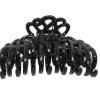 Plastic 2 Colour Tone Hair Clip Grip Floral Design Curved Teeth Style Plastic Hair Clip 9cm 5981 (Parcel Rate) - Image 3