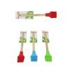 Kitchen Silicone Pastry Brush Wooden Handle 30 cm Assorted Colours 6066 A  (Large Letter Rate)