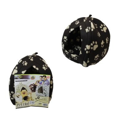 Pet Dog Cat House Hut Paw Print 13 x 17.7'' Fleece 6070 (Parcel Rate)