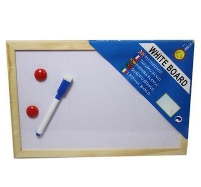Whiteboard Home School Office With Marker and Eraser Magnetic Whiteboard 6077 A (Parcel Rate)