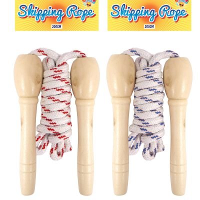 Childrens Indoor Outdoor Skipping Rope Fitness Games Kids Rope 200cm R38010 (Parcel Rate)