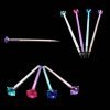 Black Ink Pen Diamond Head Metallic Style Assorted Colours 18cm 6219 (Large Letter Rate) - Image 3