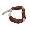 Dogs Pets Fetch Teething 3 Sausage Rope Silicone Fun Playtime Toy 35cm 6305 (Parcel Rate) - Image 2