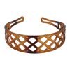 Ladies Girls Wide Hair Band Black/Brown Stylish Hair Pull Back 3cm Wide 6497 (Parcel Rate) - Image 2