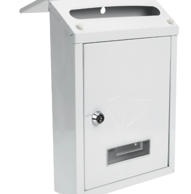 Metal Mail Letterbox 260 x 200 x 75 mm Assorted Colours 7136 (Parcel Rate)