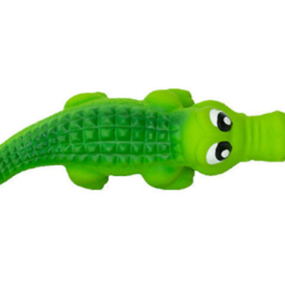 Pet Dog Toy Squeaky Crocodile Alligator 19 cm 7254 (Parcel Rate)