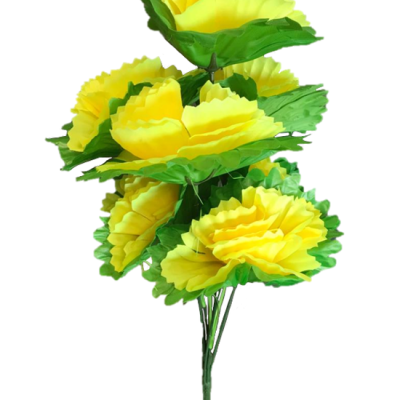 Plastic Artificial Flowers 60 cm Assorted Colours 7321 (Parcel Rate)