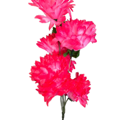 Plastic Artificial Flowers 50 cm Assorted Colours 7323 (Parcel Rate)