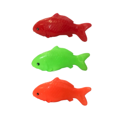 Pet Dog Toy Squeaky Fish 15 cm Assorted Colours 7434 (Parcel Rate)