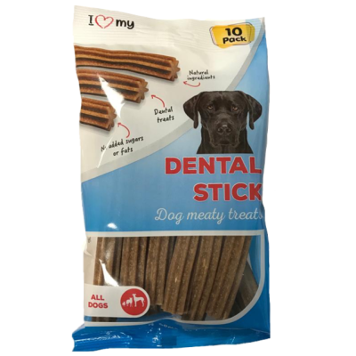 Pet Dog Treats Dental Sticks 200g Flow Pack 76360 (Parcel Rate)