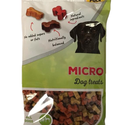 Pet Dog Micro Treats 250g Flow Pack 76407 (Parcel Rate)