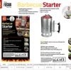 Garden BBQ Charcoal Starter Steel 17 x 27cm 7808 (Parcel Rate) - Image 5