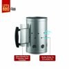 Garden BBQ Charcoal Starter Steel 17 x 27cm 7808 (Parcel Rate) - Image 3