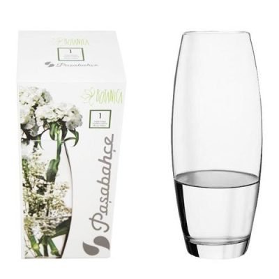 PB Botanica Glass Flower Vase with Gift Box 26 cm 43966 (Parcel Rate)