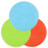 Pet Dog Toy Silicone Rubber Frisbee Flying Disc Assorted Colours 3043 A  (Parcel Rate)