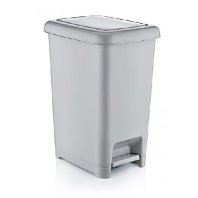 Home Kitchen Bathroom Stylish Slim Pedal Rubbish Bin Foot Pedal 60 Litre 5H8 CX45W D01045 PB60 A  (Big Parcel Rate)