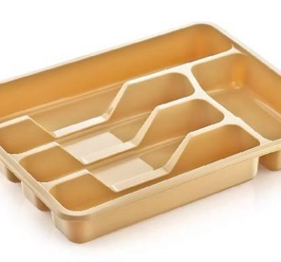 Small Cutlery Tray Assorted Colours Random Sent x 1 Home Kitchen D14000 (Parcel Rate)