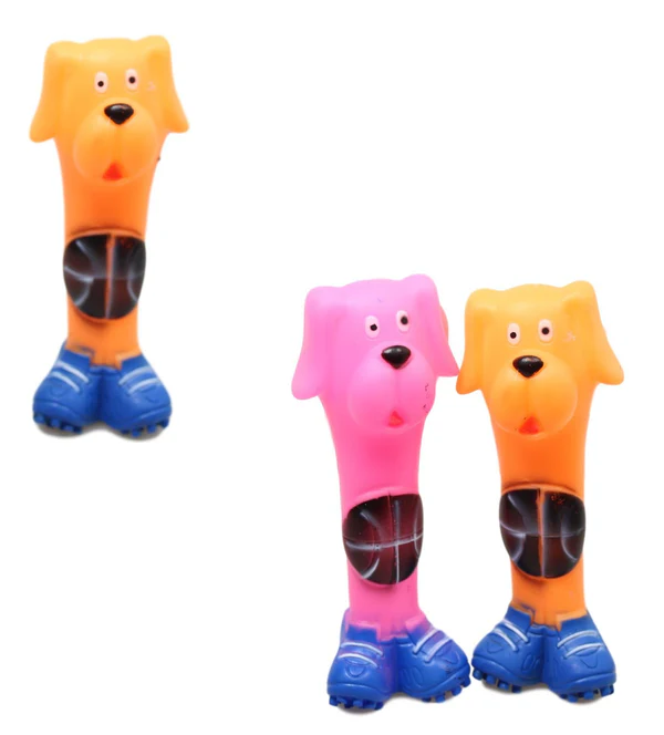 Pet Dog Toy Squeaky Dog Bone 17 cm Assorted Colours 5363 (Parcel Rate) Pack Of 3
