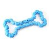 Pet Dog Toy Silicone Bone 18 cm Assorted Colours 2935 (Parcel Rate) - Image 2
