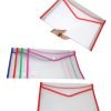 Extra Large Plastic Stud Document Wallet File Folder 36 x 26 cm Assorted Colours 5384 (Parcel Rate)