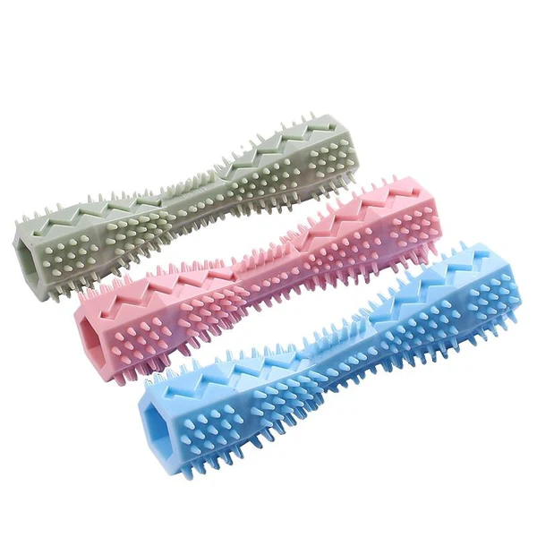 Dog Pet Toy Treat Chew Rod 14 x 3 cm Assorted Colours 6729 (Parcel Rate)  Pack Of 2
