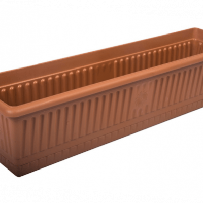 Balcony Flower Pot Container Large Plastic 17 x 69cm H3500 (Parcel Rate)