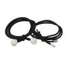 Black Hair Bands Elastics Bead Design 4460 (Large Letter Rate) - Image 2