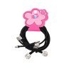 Black Hair Bands Elastics Bead Design 4460 (Large Letter Rate) - Image 3