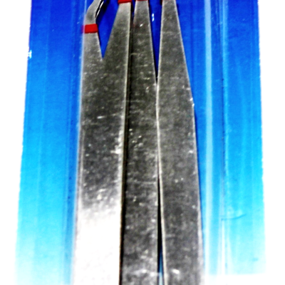4 Pack Stainless Steel Tweezers Assorted Design Multipurpose Use Tweezers 6006 (Large Letter Rate)