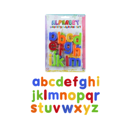 Magnetic Alphabet Letters Set 4cm 26 Pieces Assorted Colours L79110 (Parcel Rate)