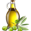 Beautiful Glass Olive Oil Bottle Printed Pouring Bottle With Green Glass Lid 250cc M241 (Parcel Rate) - Image 2