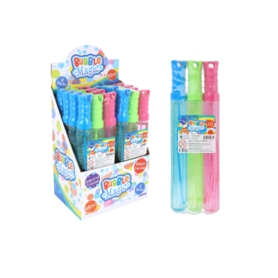 Bubble Wand Sword 55ml Pack of 3 Assorted Colours R50135 (Parcel Rate)