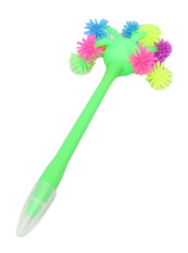Fun Soft Stationery Pen with Balls 18 cm Assorted Colours 5278 (Large Letter Rate) - Image 3