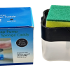 2-In-1 Counter Top Sink Soap Dispenser and Sponge Holder Caddy 15 x 12 x 9.5 cm 6641 (Parcel Rate) - Image 3