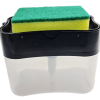 2-In-1 Counter Top Sink Soap Dispenser and Sponge Holder Caddy 15 x 12 x 9.5 cm 6641 (Parcel Rate) - Image 5