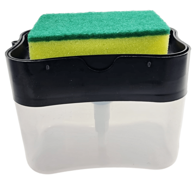 2-In-1 Counter Top Sink Soap Dispenser and Sponge Holder Caddy 15 x 12 x 9.5 cm 6641 (Parcel Rate) - Image 5